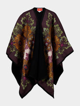 La DoubleJ Bounty Placée Poncho in Virgin Baize Wool