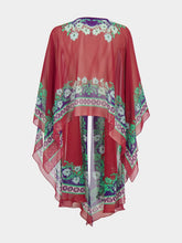 La DoubleJ Regalia Maria Placée Silk Chiffon Cape