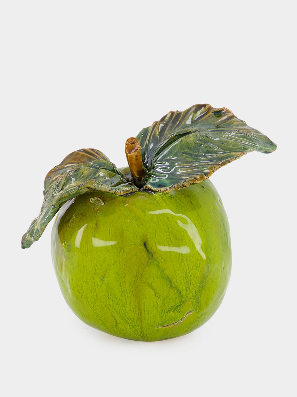 Medium Green Apple Sculpture