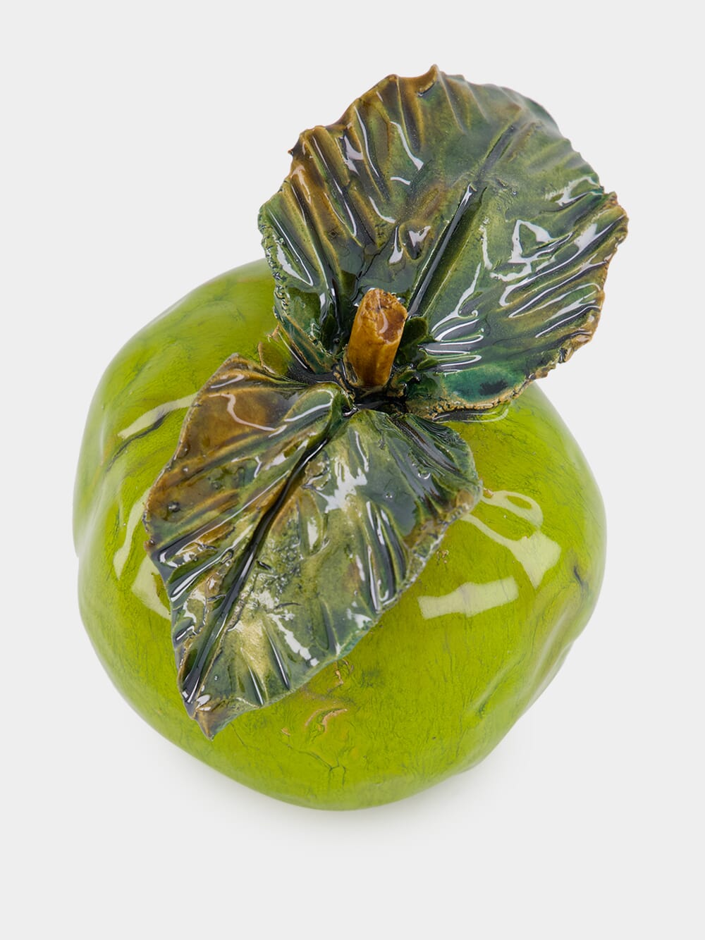 Medium Green Apple Sculpture