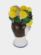 Les Ottomans Handpainted Sculpture Vase