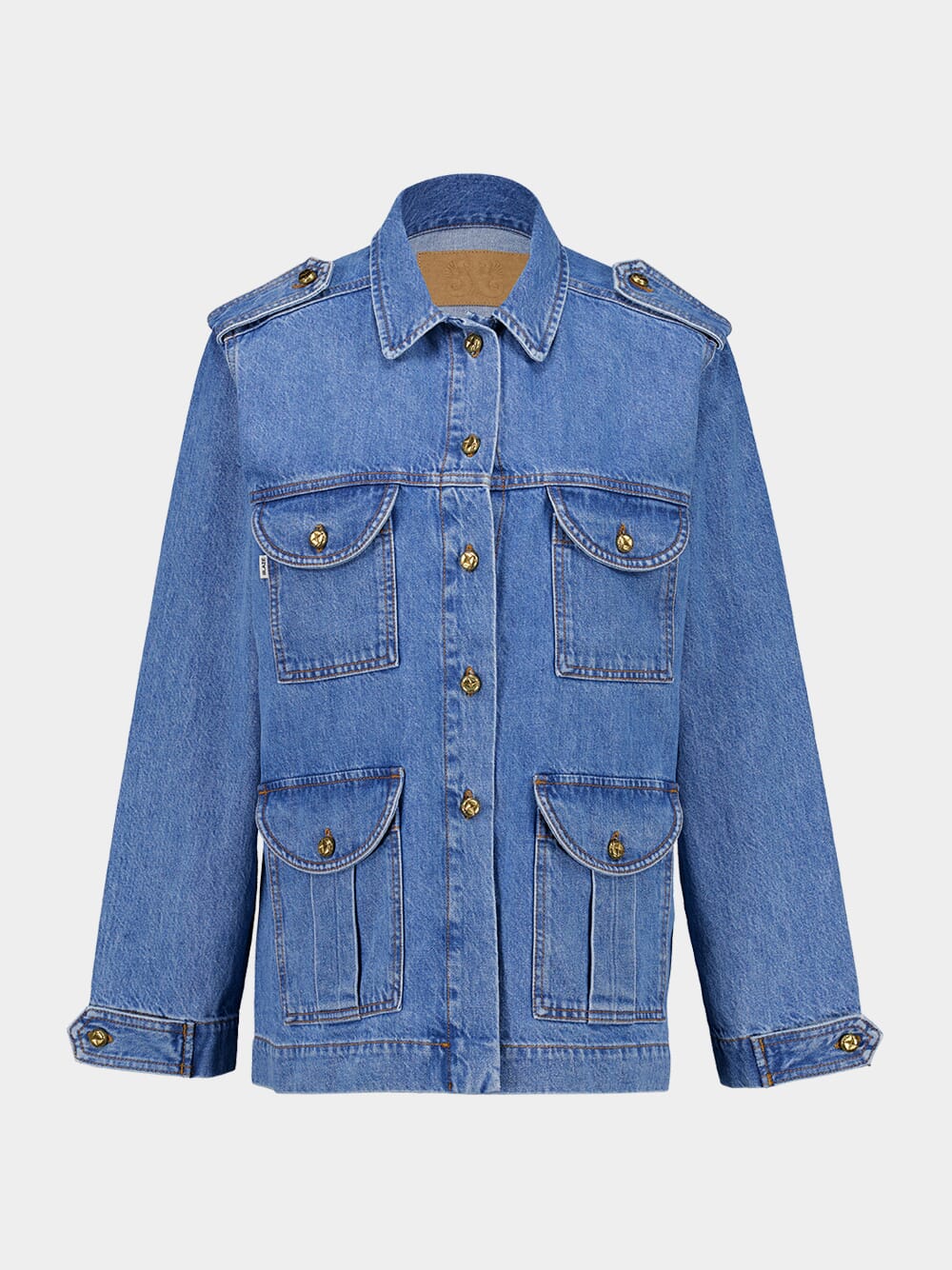 Blue Denim Sahariana Jacket