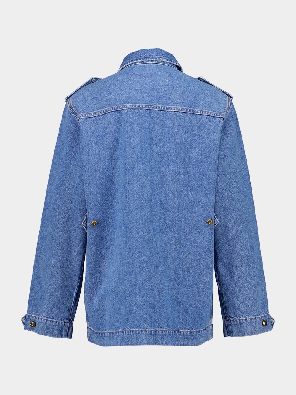 Blue Denim Sahariana Jacket