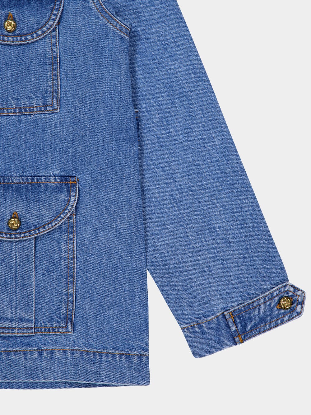 Blue Denim Sahariana Jacket