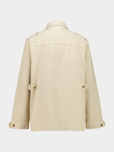 Blazé Milano Nariida Almond Sahariana Denim Jacket