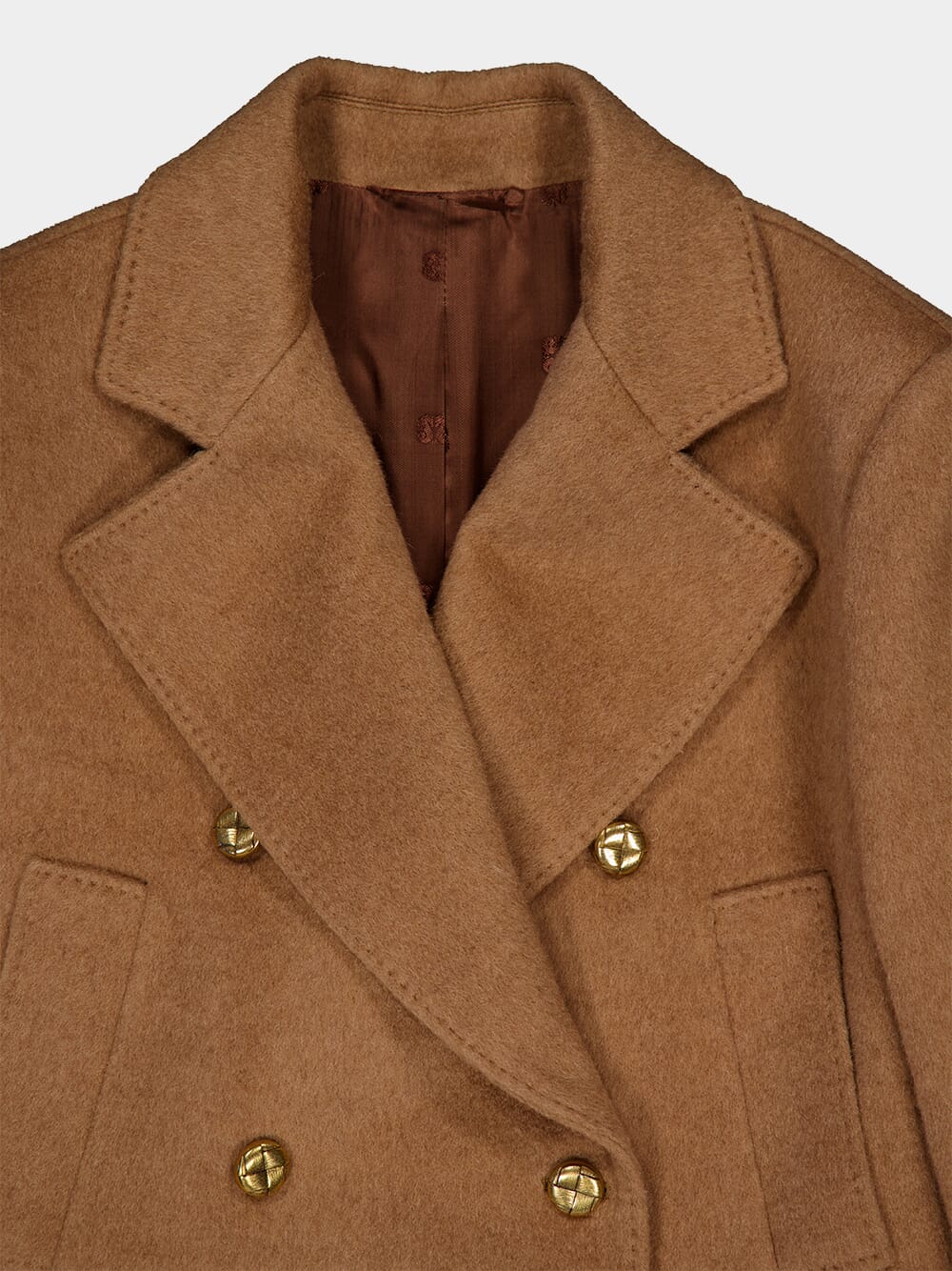 Mylius Double-Breasted Camel Coat