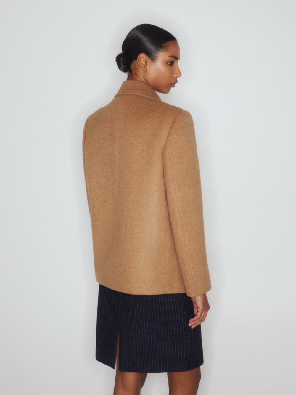 Mylius Double-Breasted Camel Coat