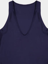 Paula Serena Peacoat Silk Tank Top
