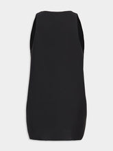Paula Serena Black Silk Tank-Top