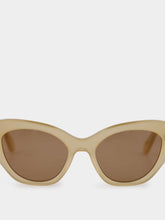 Ferragamo Opaline Honey Cat-Eye Sunglasses