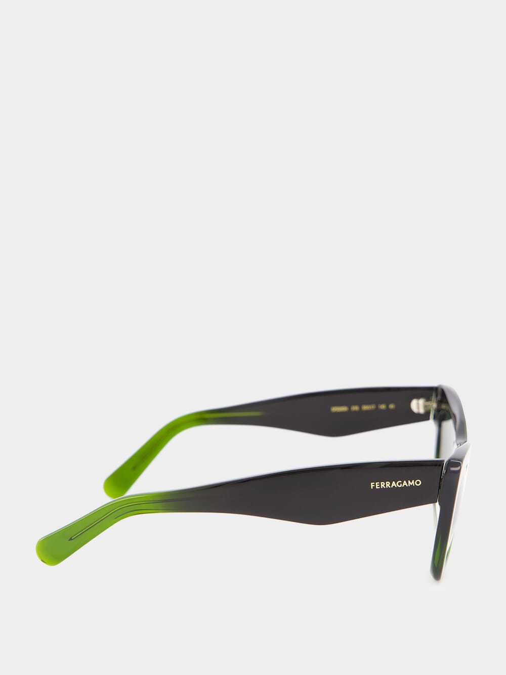 Gradient Green Cat-Eye Sunglasses