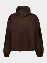 Prada Cocoa Brown and Iron Gray Reversible Re-Nylon Jacket