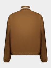 Prada Brown Re-Nylon Zipped Lightweight Jacket