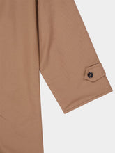 Prada Brown and Beige Reversible Buttoned Coat