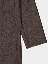 Prada Brown and Beige Reversible Buttoned Coat