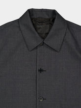Prada Anthracite Grey Technical Wool Coat