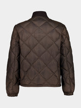 Prada Brown Selva Quilted Bomber Jacket