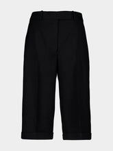 Tom Ford Black Sharp Grain de Poudre Wool Bermuda Shorts