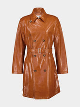 MM6 Maison Margiela Caramel Belted Trench Coat