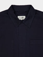 MM6 Maison Margiela Navy Blue Cotton Workwear Jacket