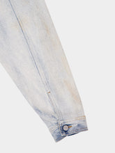 MM6 Maison Margiela Light Blue Distressed Denim Jacket