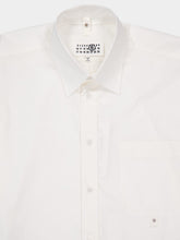 MM6 Maison Margiela White Detachable-Collar Long Sleeve Shirt