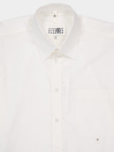 MM6 Maison Margiela White Detachable-Collar Long Sleeve Shirt