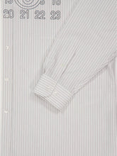 MM6 Maison Margiela White and Grey Poplin Shirt