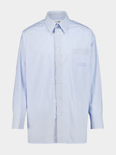 MM6 Maison Margiela Light Blue Cotton Poplin Shirt