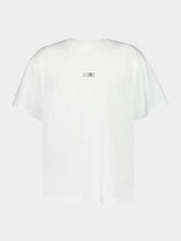 MM6 Maison Margiela White Cotton T-Shirt with Logo