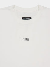 MM6 Maison Margiela White Cotton T-Shirt with Logo