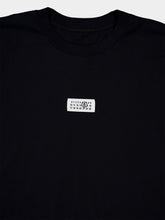 MM6 Maison Margiela Black Numbers Motif-Patch Cotton T-Shirt