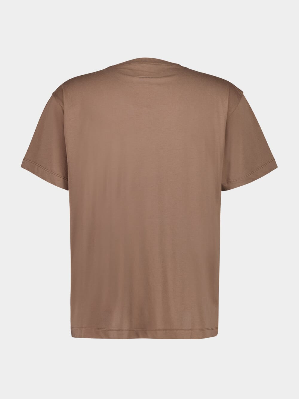 Light Brown Varsity Print T-Shirt