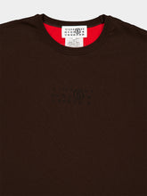 MM6 Maison Margiela Brown and Red Reversible Cotton T-Shirt