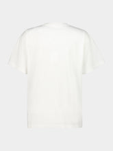 MM6 Maison Margiela White Overdyed Script Jersey T-Shirt