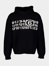MM6 Maison Margiela Number Motif Hooded Jumper