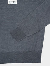 MM6 Maison Margiela Grey Melange Virgin Wool Jumper