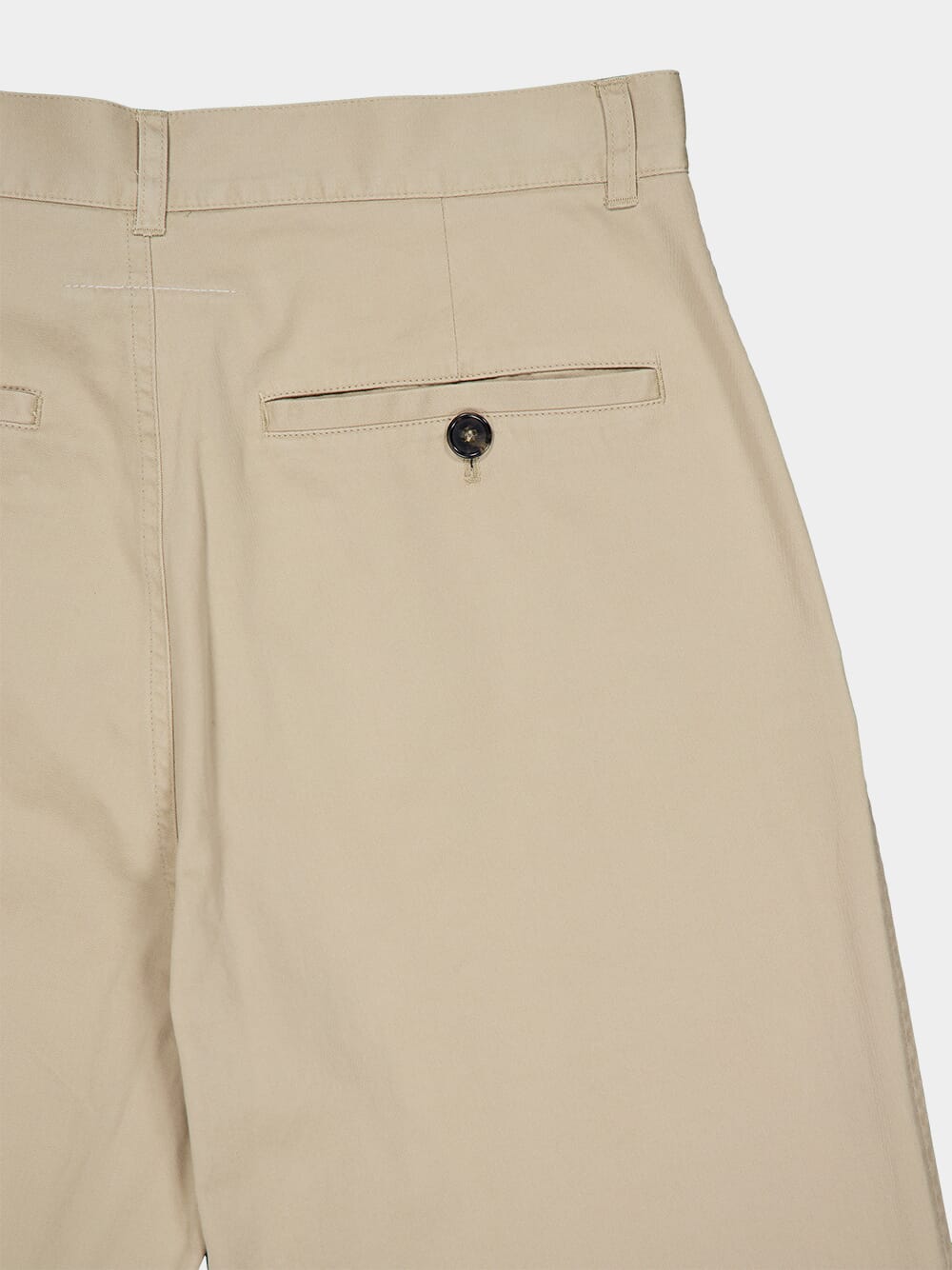 Wide-Leg Twill Chinos