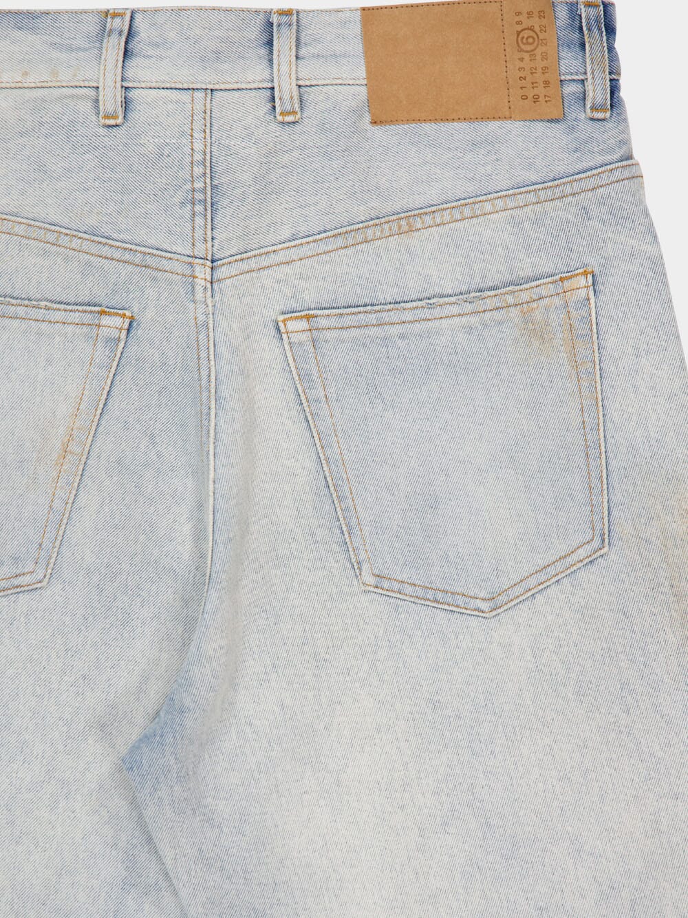 Light Blue Distressed Denim Jeans