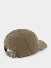 MM6 Maison Margiela Olive Distressed Look Logo Cap