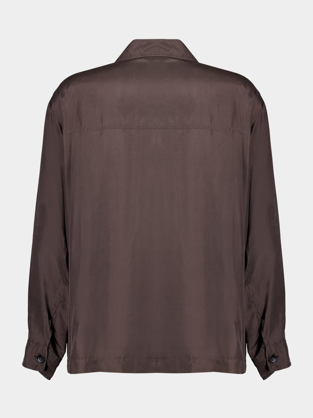 Espresso Silk Pyjama Shirt