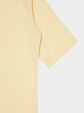 Lemaire Ice Apricot Short Sleeve Shirt in Washed Cotton Muslin