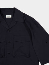 Lemaire Squid Ink Utility Short Sleeve Shirt