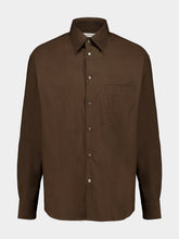 Lemaire Truffle Washed Cotton Silk Shirt