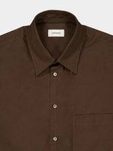 Lemaire Truffle Washed Cotton Silk Shirt