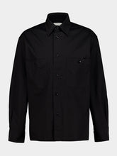 Lemaire Black Light Cotton Twill Two-Pocket Shirt