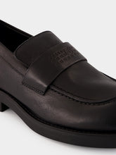 MM6 Maison Margiela City Biker Leather Loafers