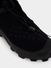 MM6 Maison Margiela Black and Asphalt Salomon Lace-Up Sneakers