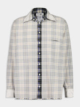 MM6 Maison Margiela Black and White Checked Cotton Shirt
