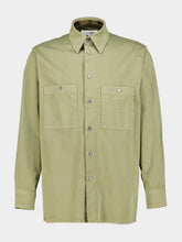 MM6 Maison Margiela Hay Beige Two-Pocket Cotton Shirt